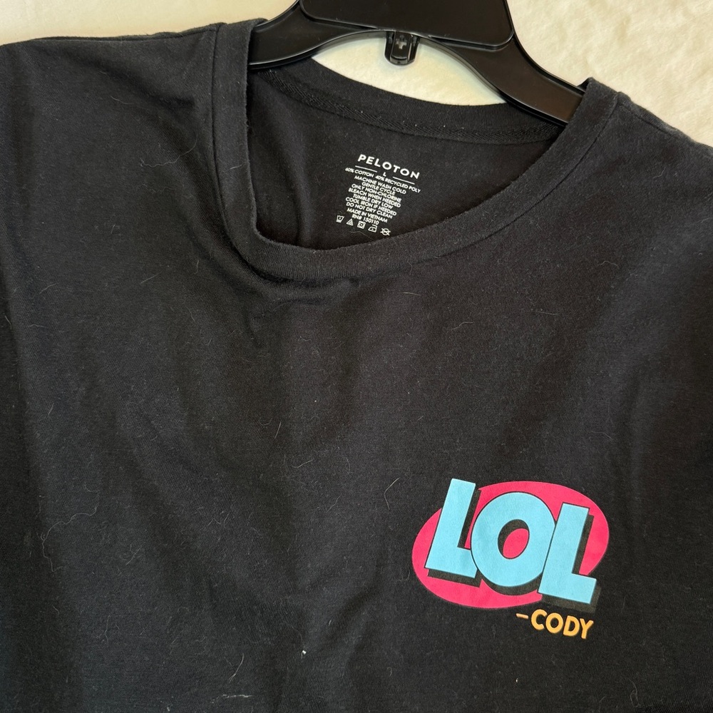 Peloton Black 'LOL Cody' Short Sleeve Tee